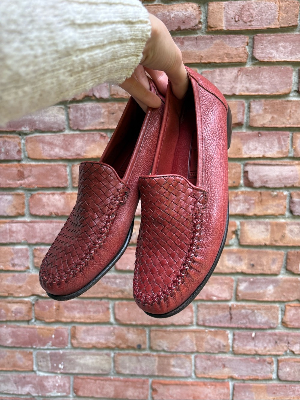 Cole Haan Red Loafers